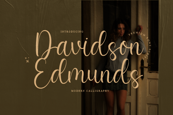 Davidson Edmunds字体 3
