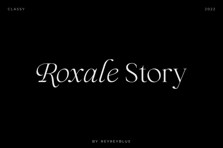 Roxale Story字体 5