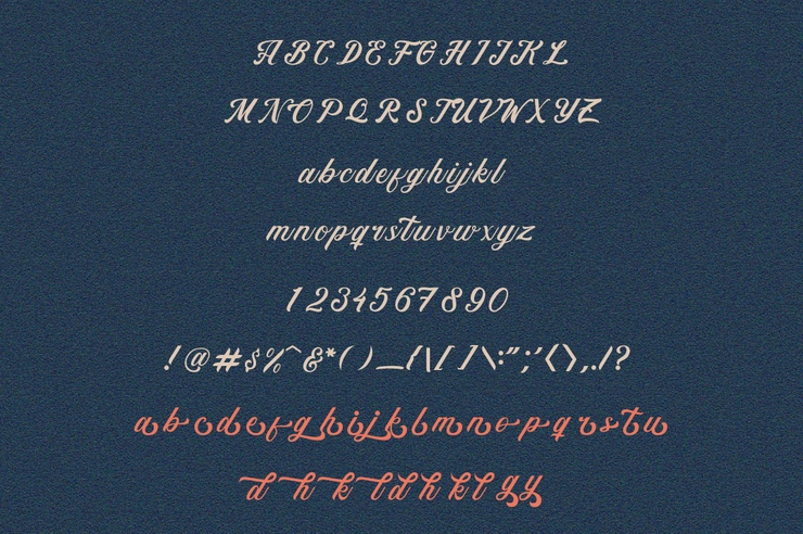 Higelak字体 8