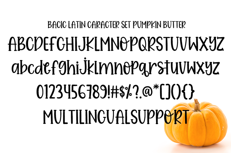 Pumpkin Butter字体 4