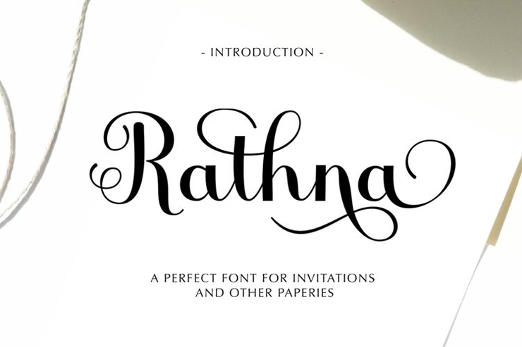 Rathna Script字体 2