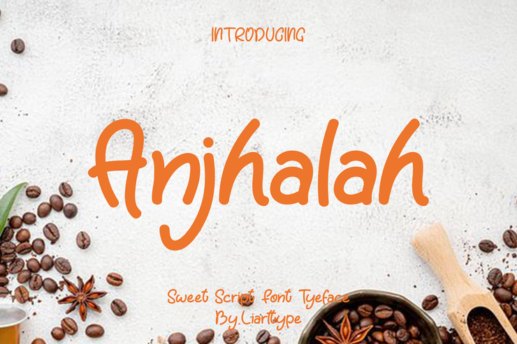 Anjhalah字体 3
