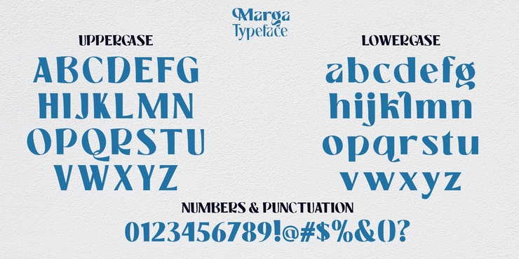 Marga字体 2