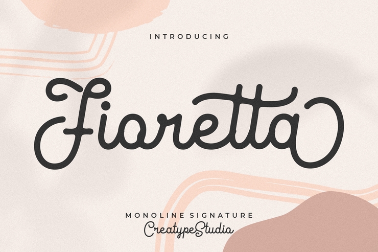 Fioretta字体 3