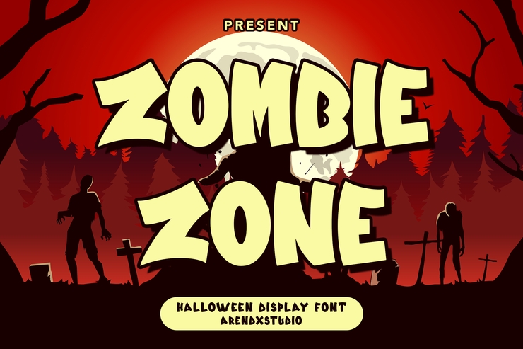 Zombie Zone字体 6
