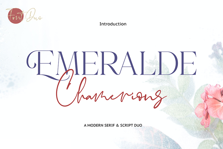 Emeralde Chamerions Serif字体 1