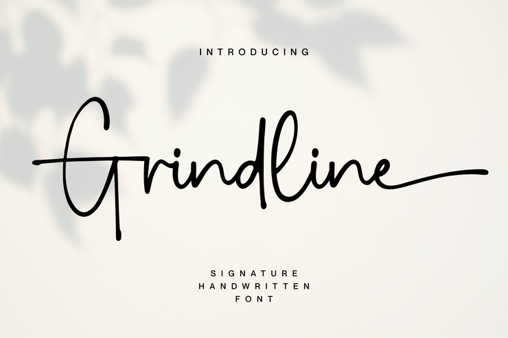 Grindline字体 9