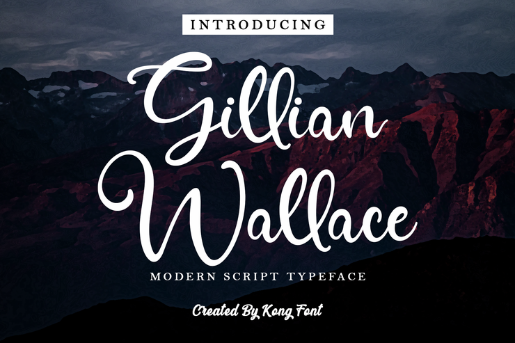 Gillian Wallace字体 1