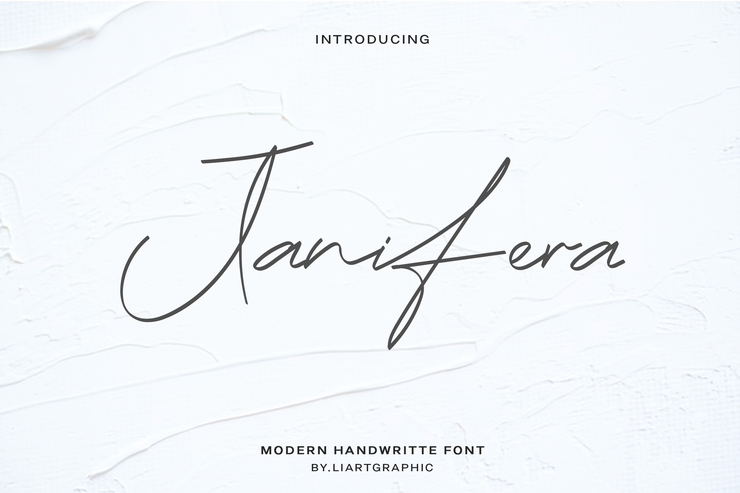 Janifera字体 1