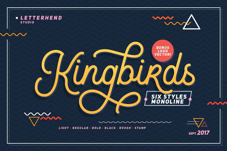 Kingbirds字体 2