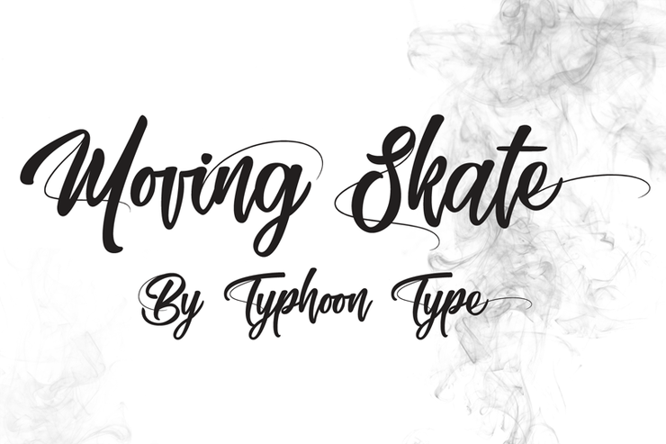Moving Skate字体 2
