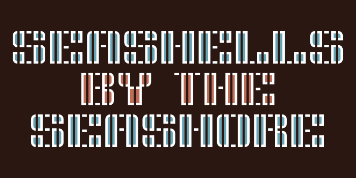 Yttori Stencil字体 1