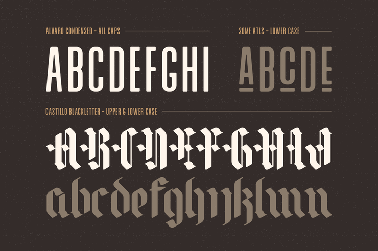 Alvaro Condensed字体 4