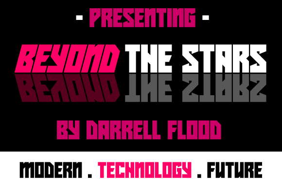 Beyond The Stars字体 1