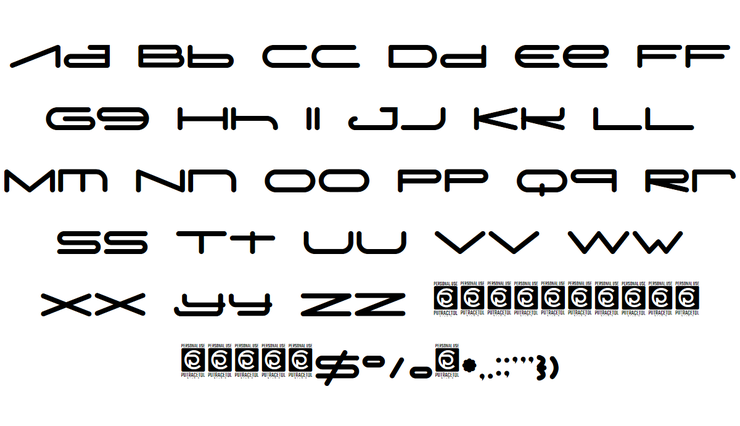 Digitechno字体 1