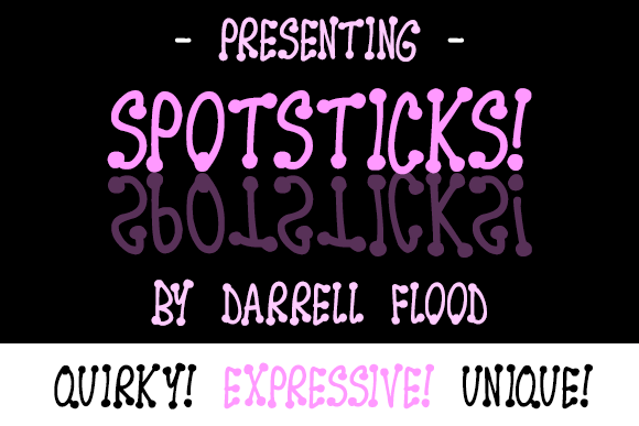 Spotsticks字体 1