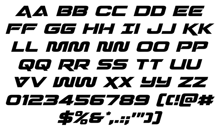 Quark Storm字体 4