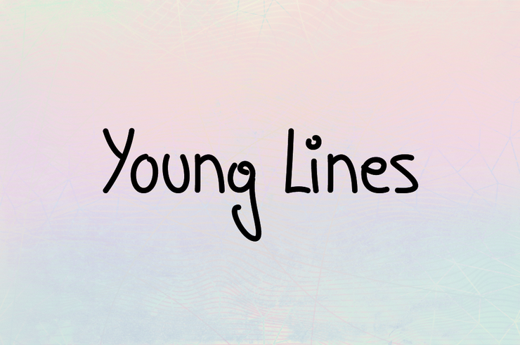 Young Lines字体 1