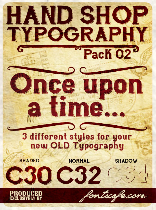 Hand Shop Typography C30_demo字体 3