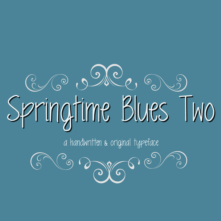 MRF Springtime Blues Two字体 2