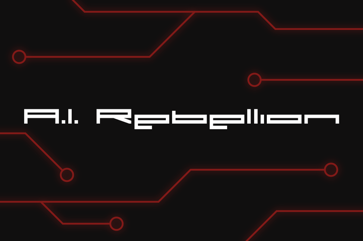 A.I. Rebellion字体 4