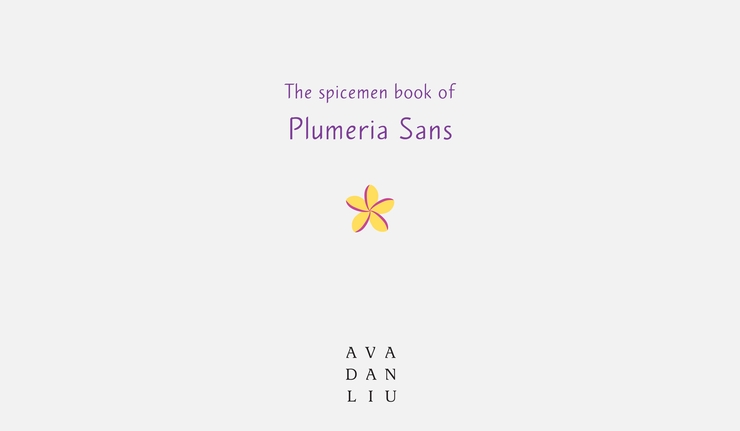 Plumeria Sans字体 4