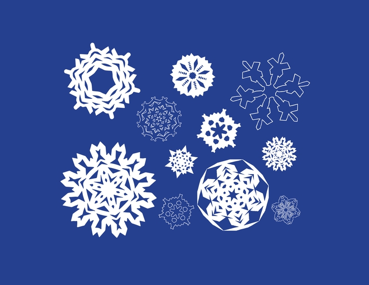 Paper Snowflakes字体 1