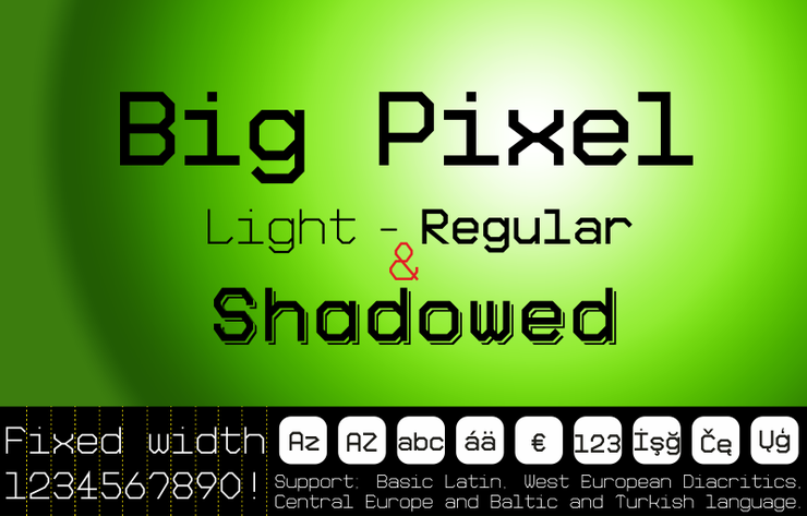 Big Pixel Demo字体 1