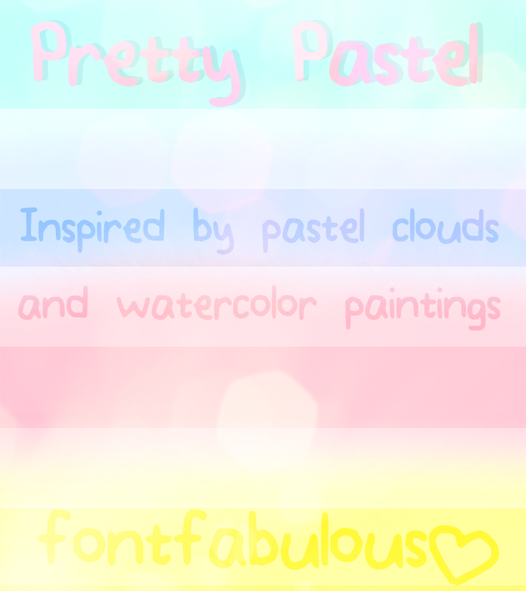 Pretty_Pastel字体 2