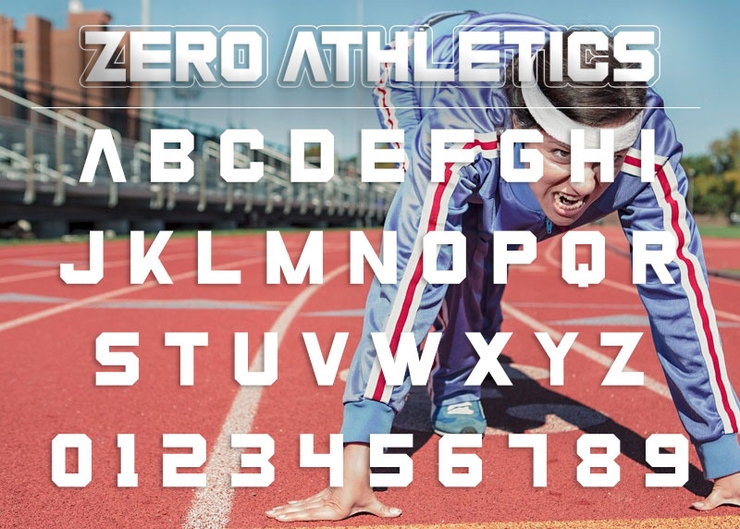Zero Athletics字体 2