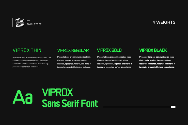 VIPROX字体 4