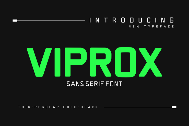 VIPROX字体 8