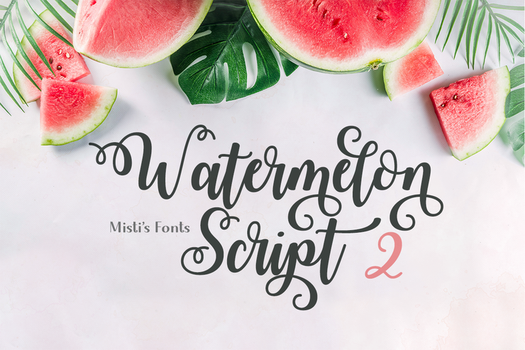 Watermelon Script 2字体 4