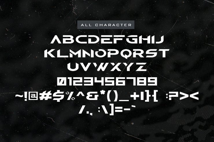 MODERN WARFARE字体 5