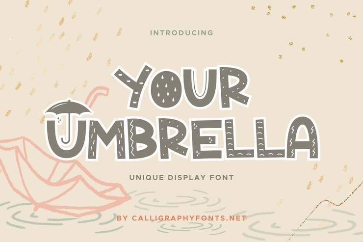 Your Umbrella字体 6