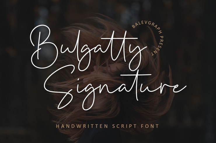 Bulgatty Signature字体 4