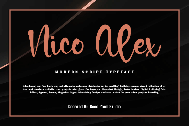 Nico Alex字体 1