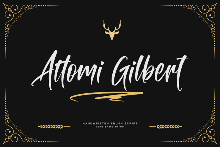 Attomi Gilbert字体 1