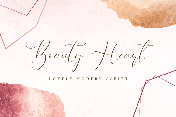 Beauty Heart字体 1