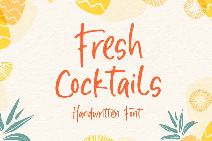 Fresh Cocktails字体 1