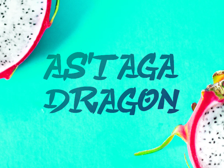 a Astaga Dragon字体 1