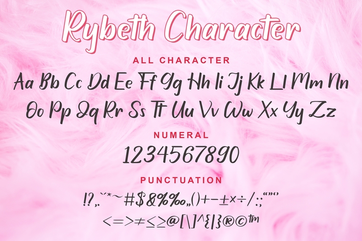 Rybeth字体 2