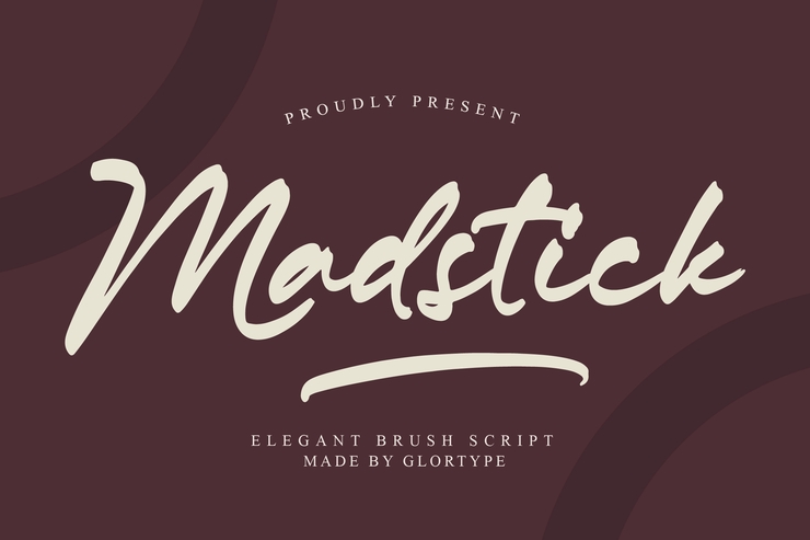 Madstick字体 9