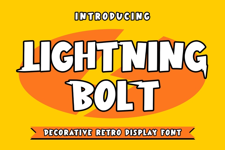 Lightning Bolt字体 7