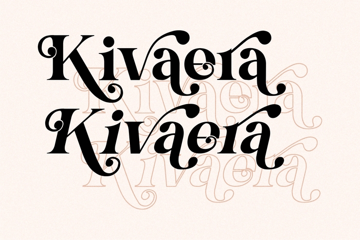 Kivaera字体 4