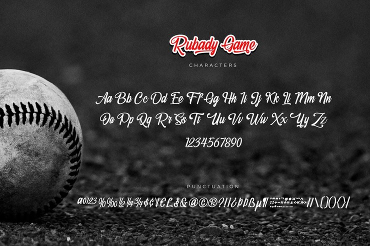 Rubady Game字体 2