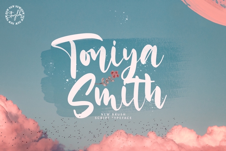 Toniya Smith字体 5