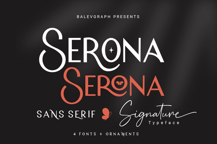 Serona字体 3