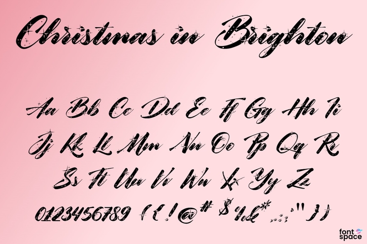 Christmas in Brighton字体 1
