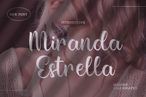 Miranda Estrella字体 3